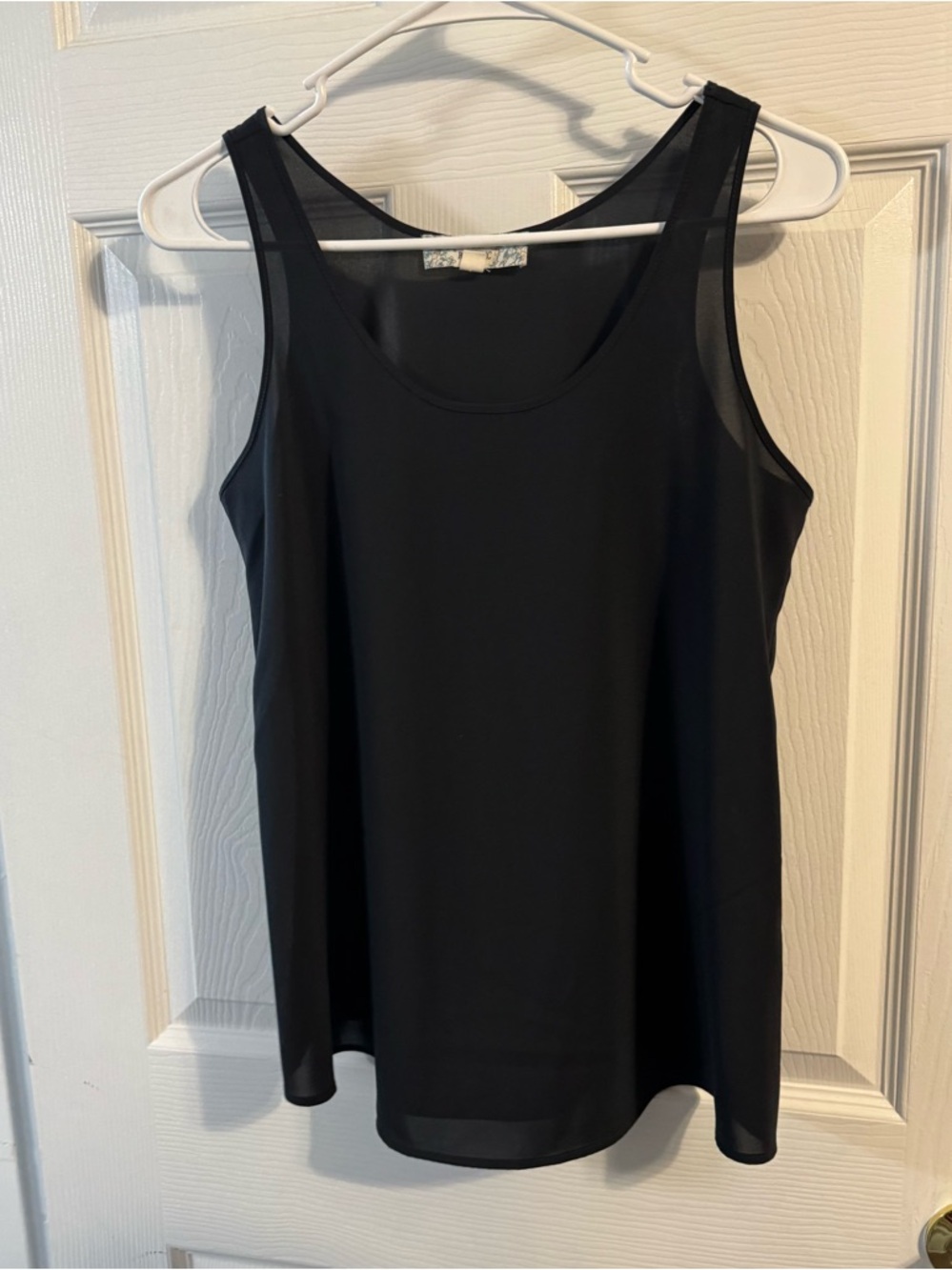 Black Women's Sleeveless Tank Top